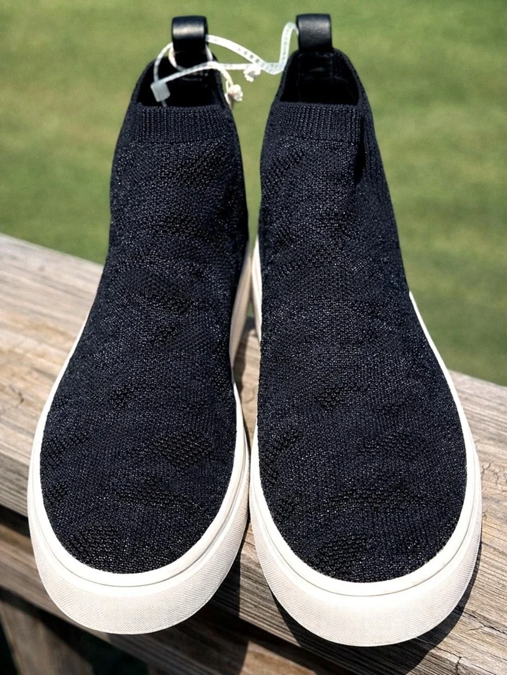 Sanctuary Dare Platform Sock Sneakers Black Camo NWT Size 9